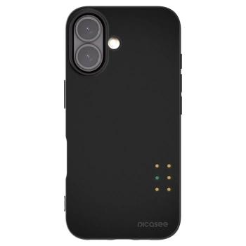 Picasee Μαύρη θήκη σιλικόνης για Apple iPhone 16 - Pulse
