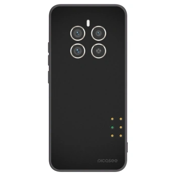 Picasee Μαύρη θήκη σιλικόνης για Realme 12 Pro 5G - Pulse