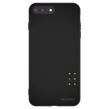 Picasee Μαύρη θήκη σιλικόνης για Apple iPhone 7 Plus - Pulse