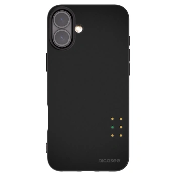 Picasee Μαύρη θήκη σιλικόνης για Apple iPhone 16 Plus - Pulse