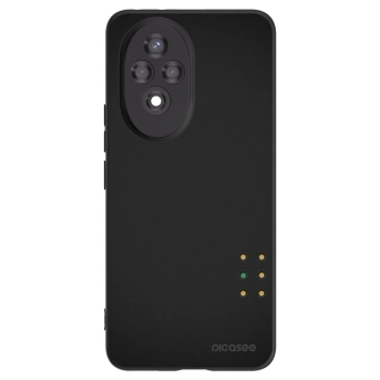 Picasee Μαύρη θήκη σιλικόνης για Honor 200 Pro 5G - Pulse