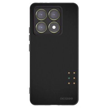 Picasee Μαύρη θήκη σιλικόνης για Xiaomi 14T - Pulse
