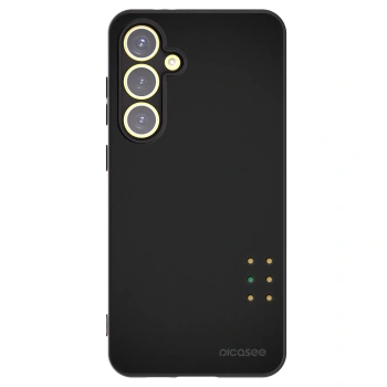 Picasee Μαύρη θήκη σιλικόνης για Samsung Galaxy S24 FE S721B - Pulse