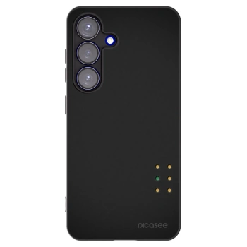 Picasee Μαύρη θήκη σιλικόνης για Samsung Galaxy S25 5G - Pulse