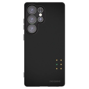Picasee Μαύρη θήκη σιλικόνης για Samsung Galaxy S25 Ultra 5G - Pulse