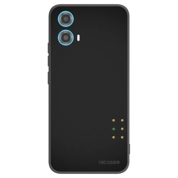Picasee Μαύρη θήκη σιλικόνης για Motorola Moto G34 5G - Pulse