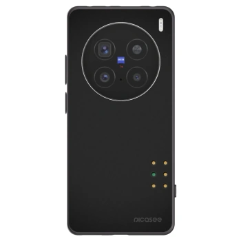 Picasee Μαύρη θήκη σιλικόνης για Vivo X200 Pro - Pulse