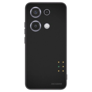 Picasee Μαύρη θήκη σιλικόνης για Xiaomi Redmi Note 14S - Pulse