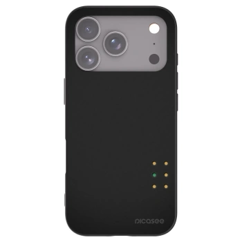 Picasee Μαύρη θήκη σιλικόνης για Apple iPhone 17 Pro - Pulse