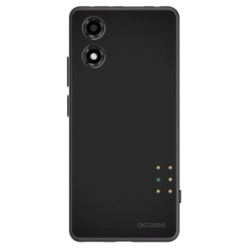 Picasee Μαύρη θήκη σιλικόνης για Motorola Moto E14 - Pulse