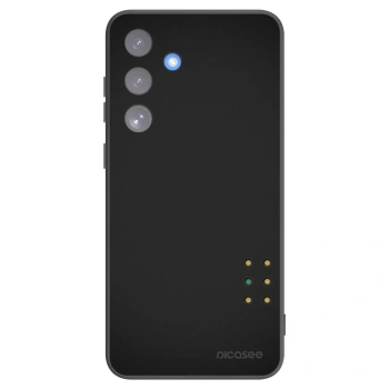 Picasee Μαύρη θήκη σιλικόνης για Samsung Galaxy S25 FE 5G - Pulse