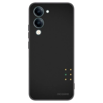 Picasee Μαύρη θήκη σιλικόνης για Vivo Y29s 5G - Pulse