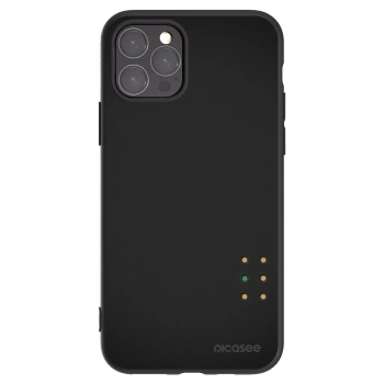 Picasee Μαύρη θήκη σιλικόνης για Apple iPhone 11 Pro - Pulse