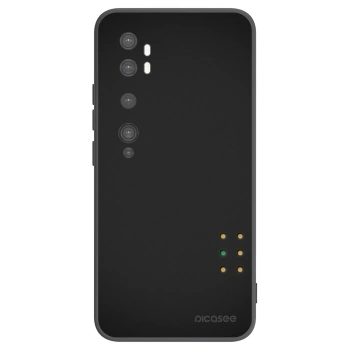 Picasee Μαύρη θήκη σιλικόνης για Xiaomi Mi Note 10 (Pro) - Pulse