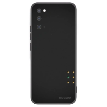 Picasee Μαύρη θήκη σιλικόνης για Samsung Galaxy S20 G980F - Pulse