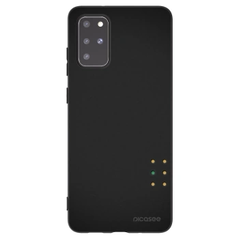Picasee Μαύρη θήκη σιλικόνης για Samsung Galaxy S20+ G985F - Pulse