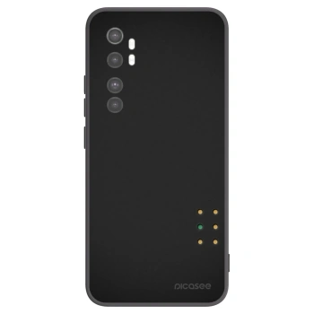 Picasee Μαύρη θήκη σιλικόνης για Xiaomi Mi Note 10 Lite - Pulse