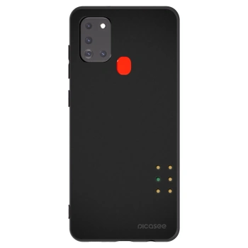 Picasee Μαύρη θήκη σιλικόνης για Samsung Galaxy A21s - Pulse