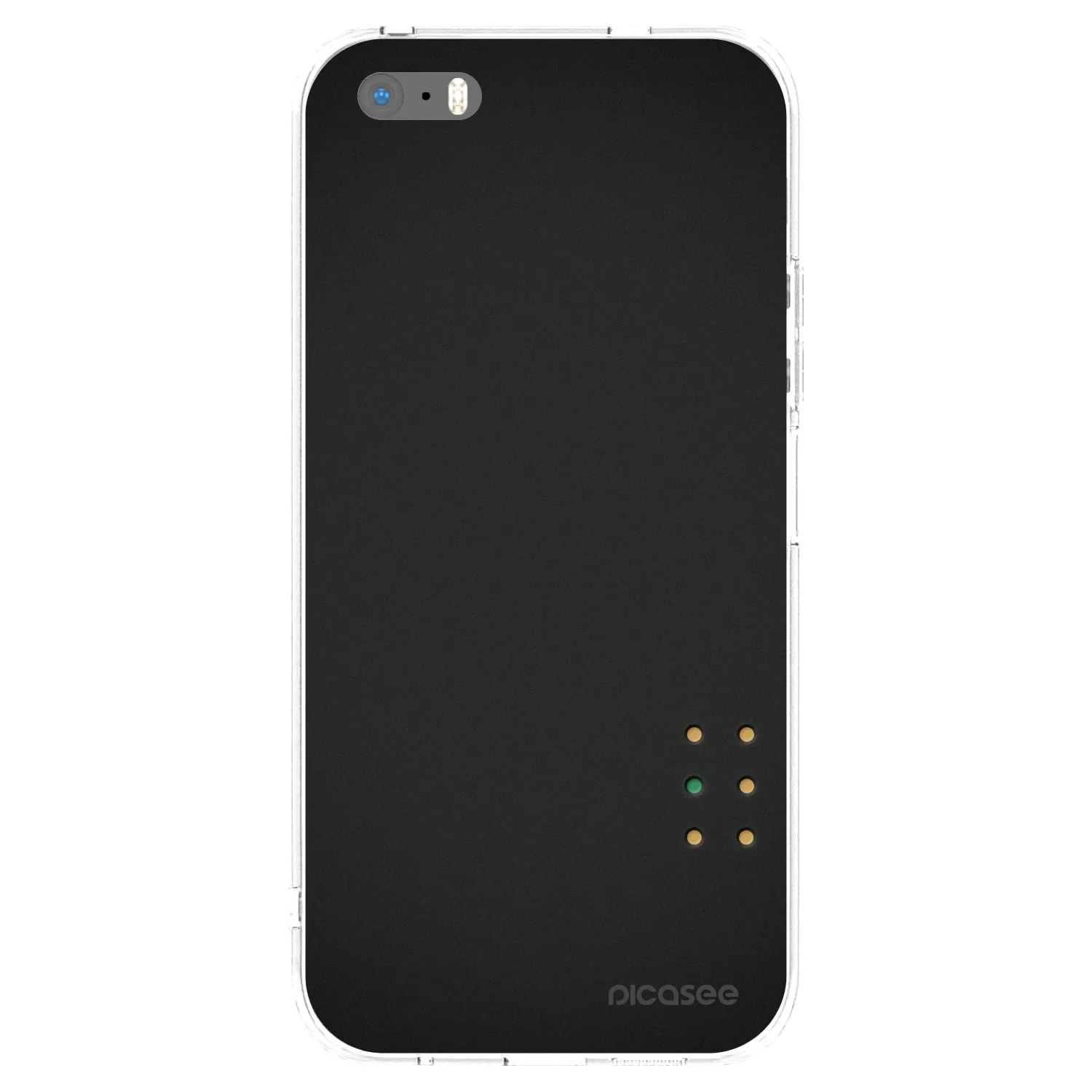 Picasee διαφανής θήκη σιλικόνης Apple iPhone 5/5S/SE - Pulse