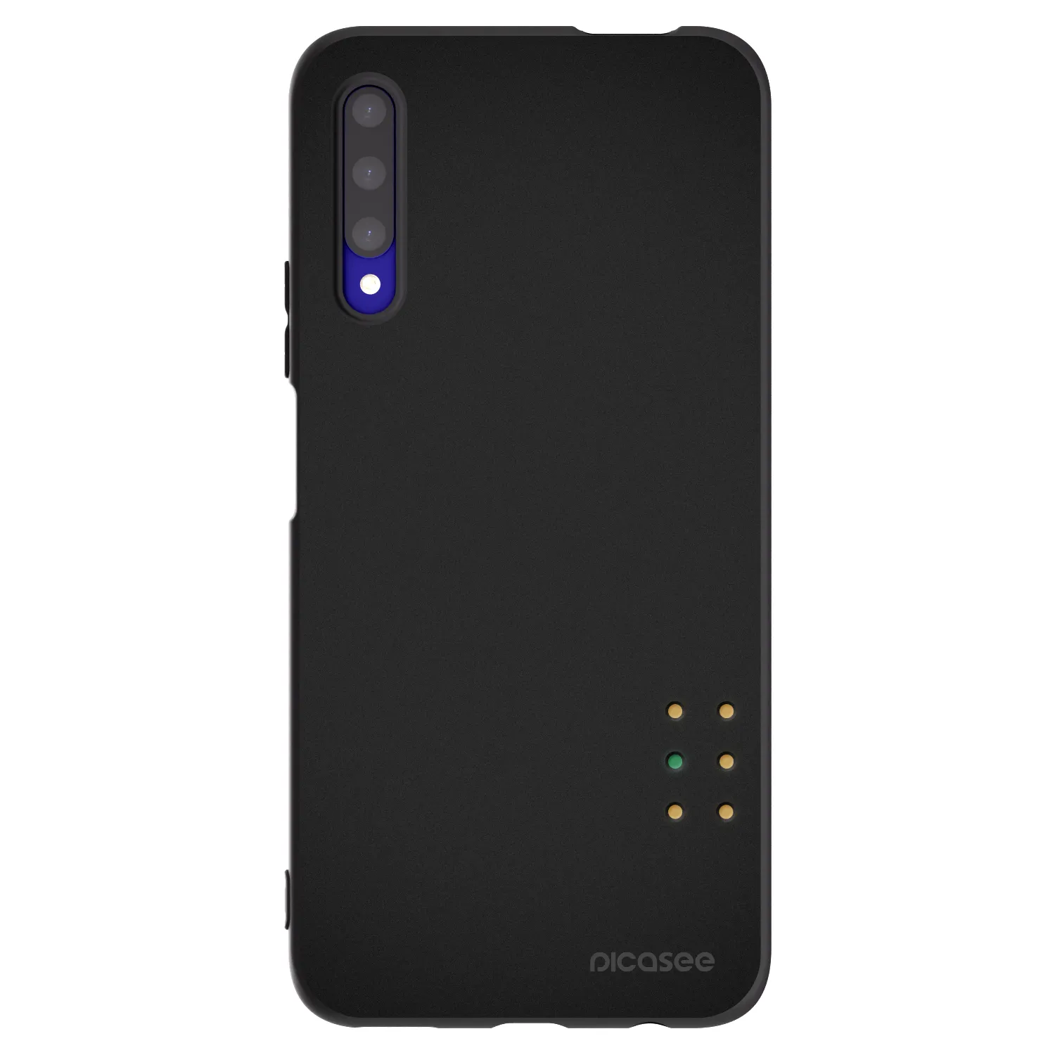 Picasee Μαύρη θήκη σιλικόνης για Honor 9X Pro - Pulse