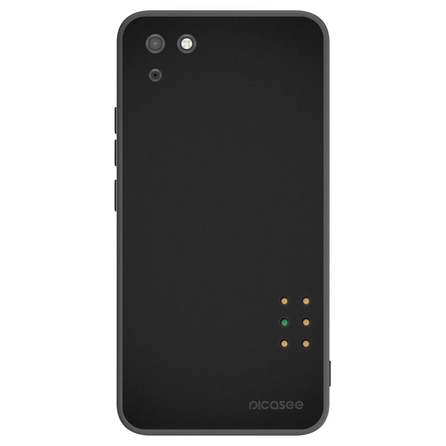 Picasee Μαύρη θήκη σιλικόνης για Huawei Y5P - Pulse