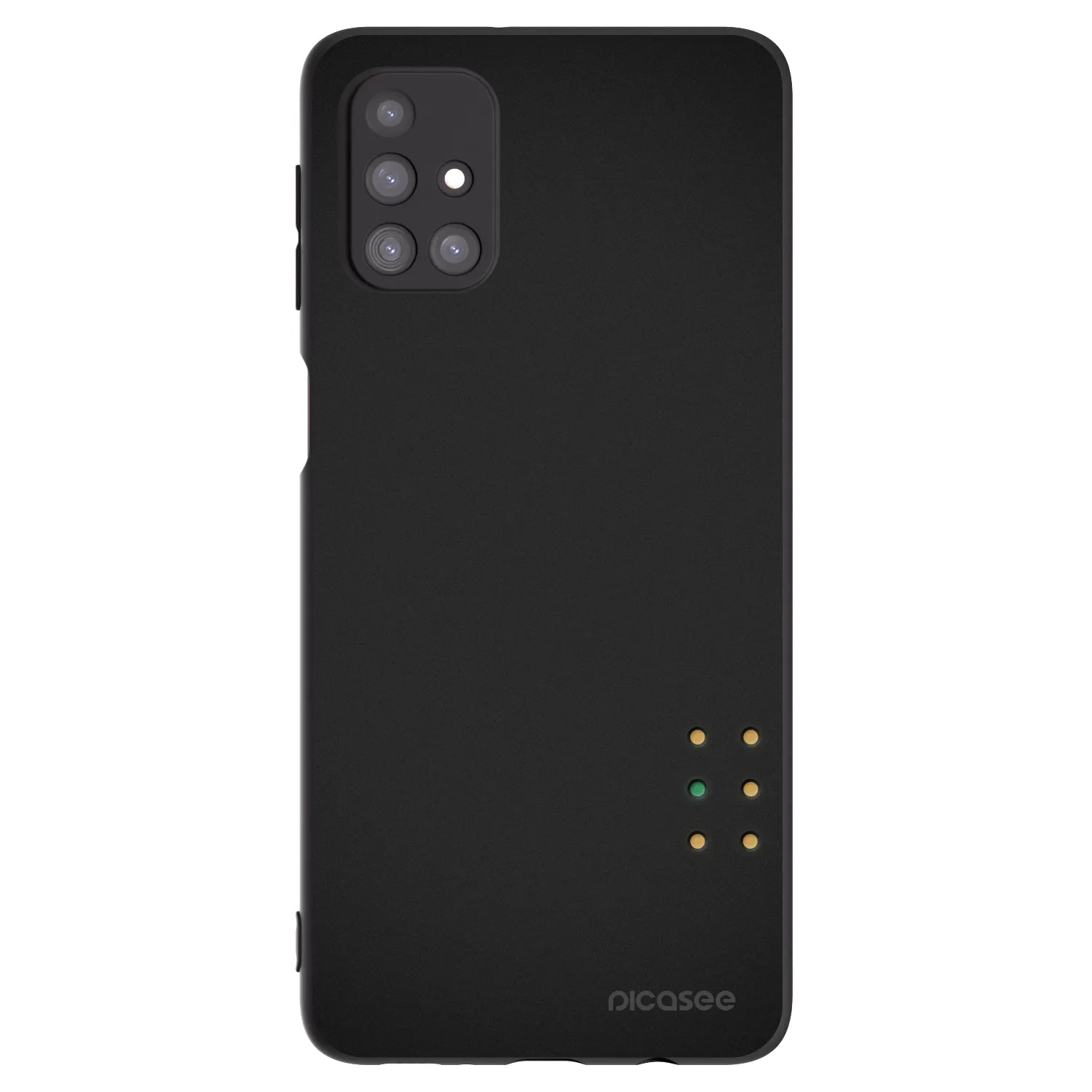 Picasee Μαύρη θήκη σιλικόνης για Samsung Galaxy M31s - Pulse