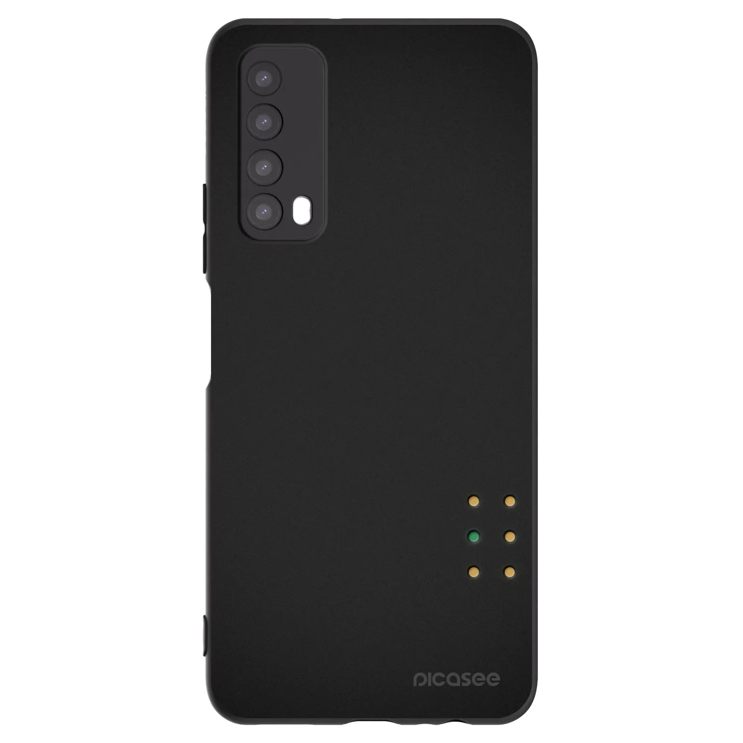 Picasee Μαύρη θήκη σιλικόνης για Huawei P Smart 2021 - Pulse