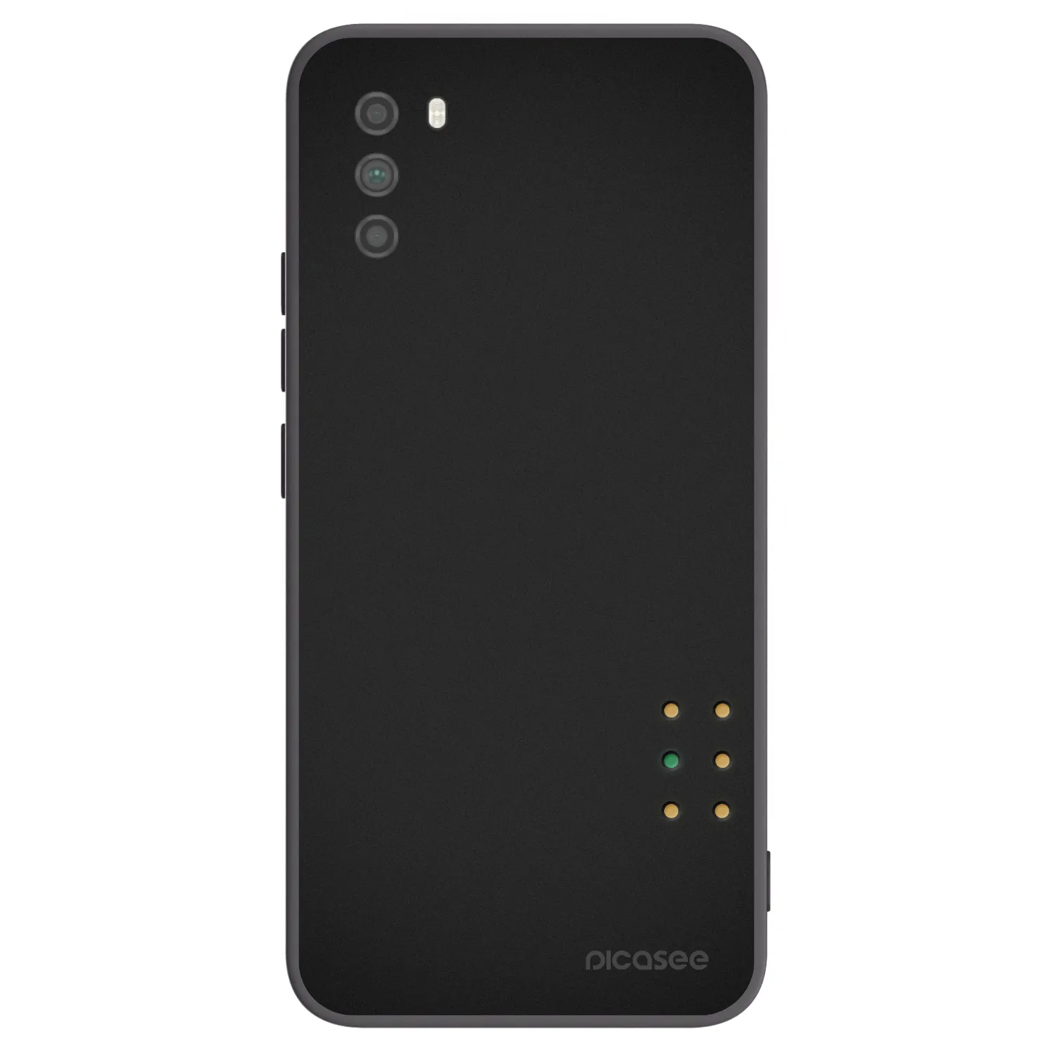 Picasee Μαύρη θήκη σιλικόνης για Xiaomi Poco M3 - Pulse