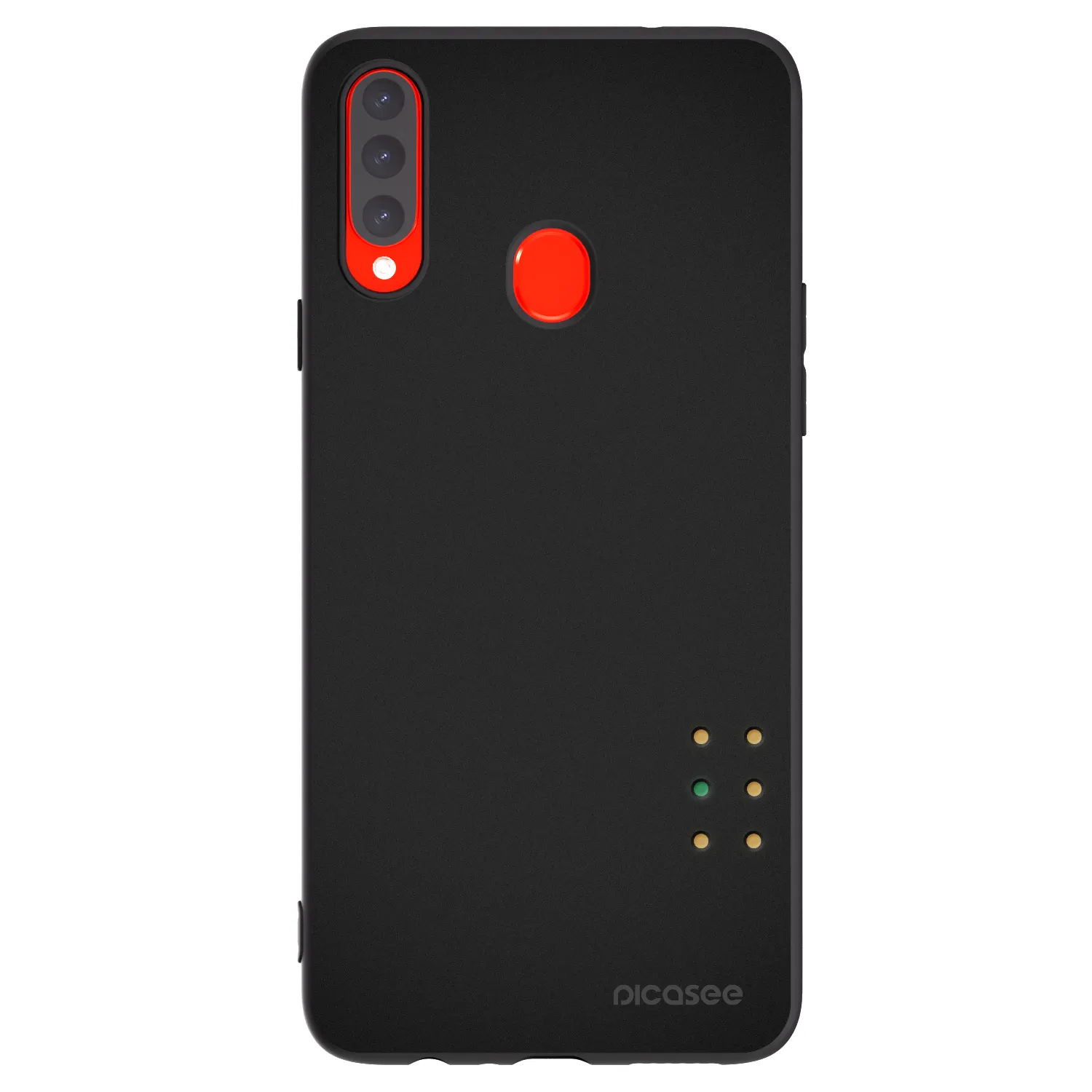 Picasee Μαύρη θήκη σιλικόνης για Samsung Galaxy A20s - Pulse