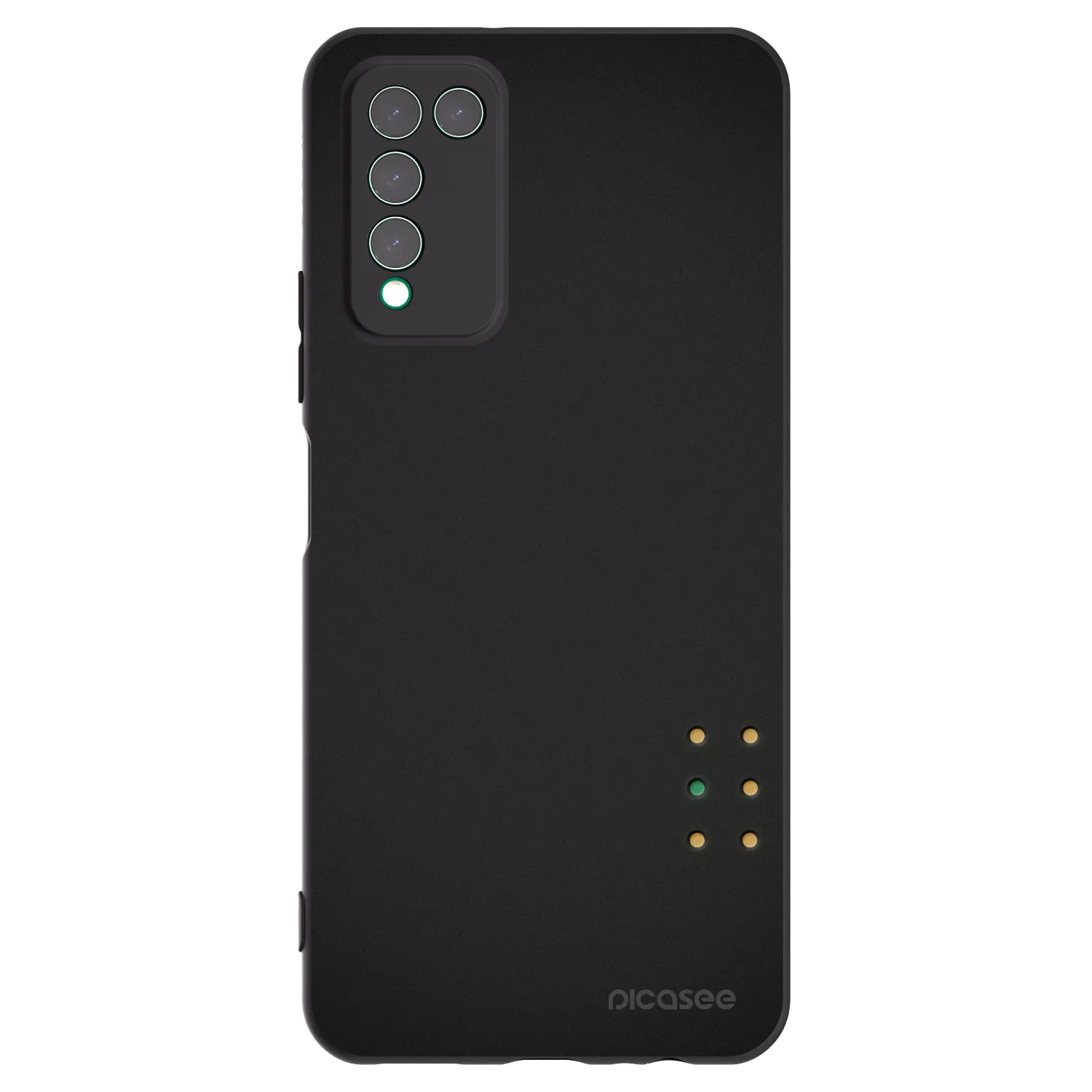 Picasee Μαύρη θήκη σιλικόνης για Honor 10X Lite - Pulse