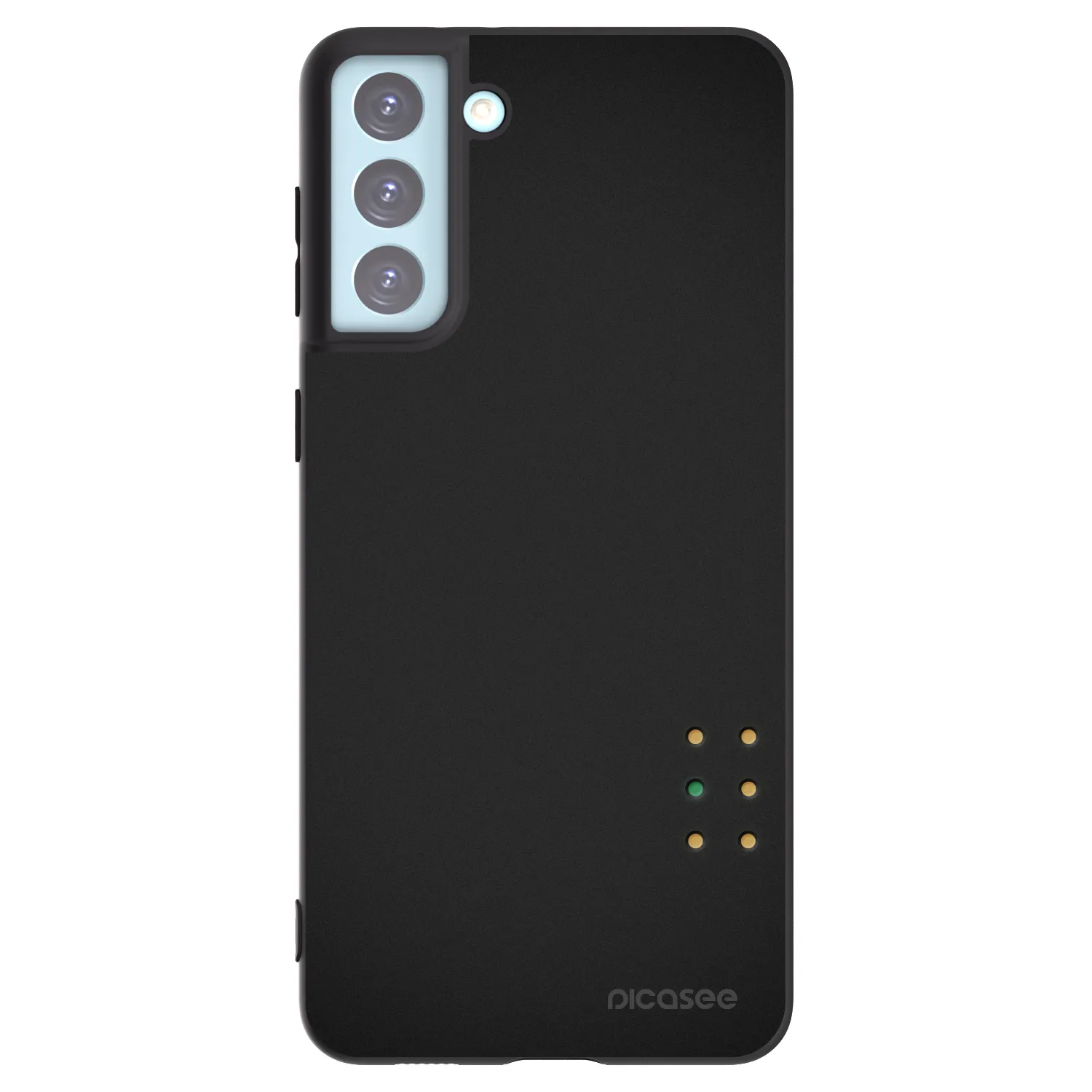 Picasee Μαύρη θήκη σιλικόνης για Samsung Galaxy S21+ 5G G996F - Pulse