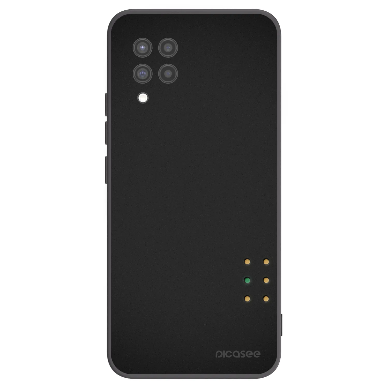 Picasee Μαύρη θήκη σιλικόνης για Samsung Galaxy A42 A426B - Pulse