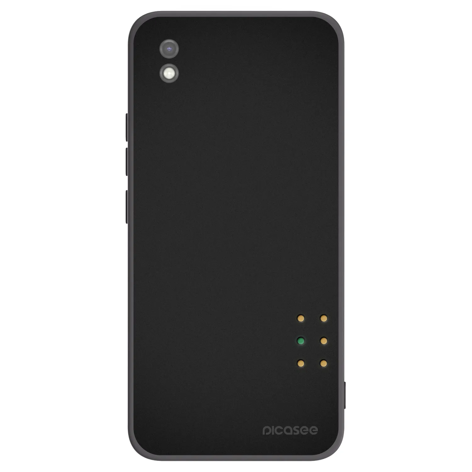 Picasee Μαύρη θήκη σιλικόνης για Xiaomi Redmi 9AT - Pulse