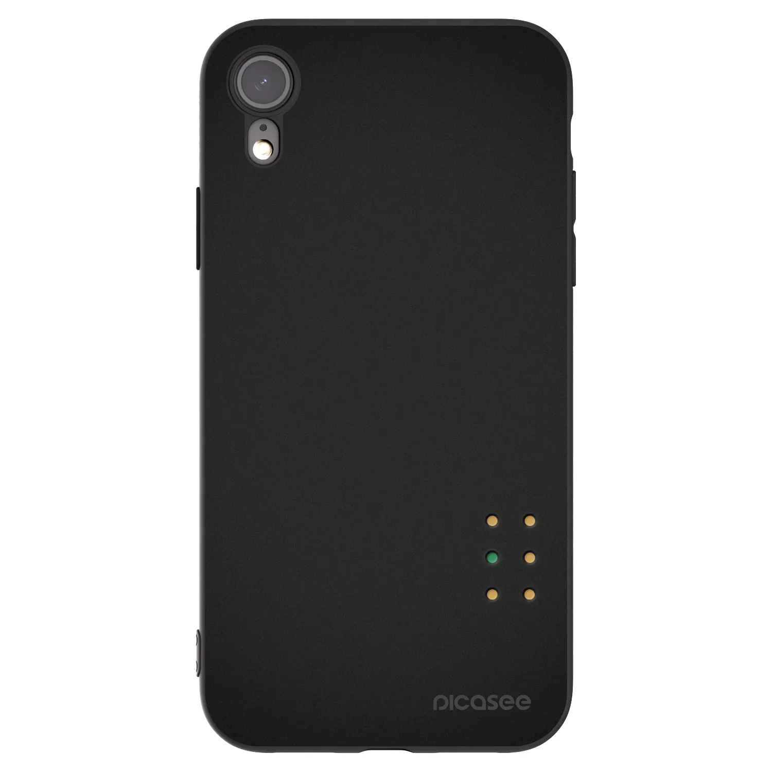 Picasee Μαύρη θήκη σιλικόνης για Apple iPhone 6 Plus/6S Plus - Pulse