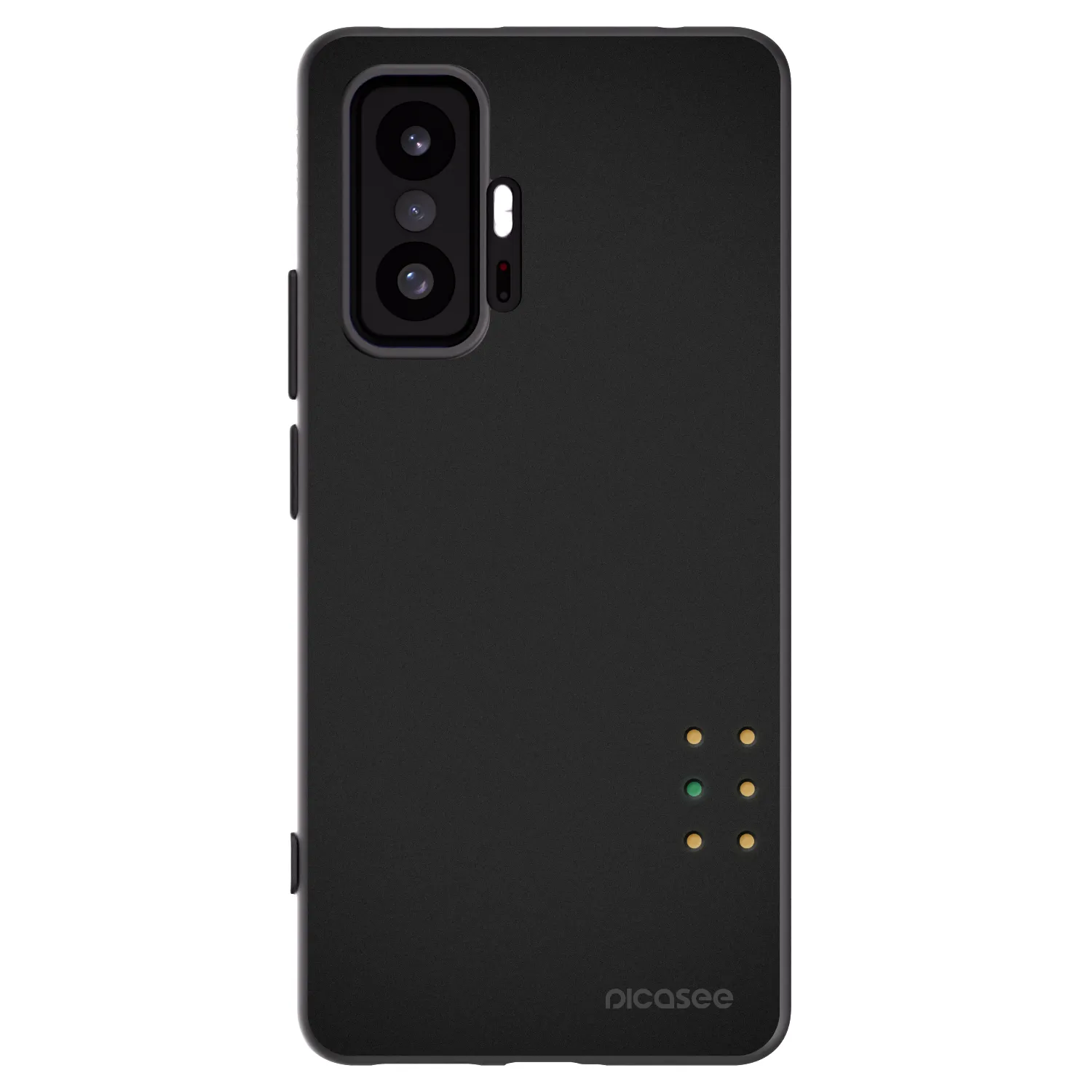 Picasee Μαύρη θήκη σιλικόνης για Xiaomi 11T - Pulse