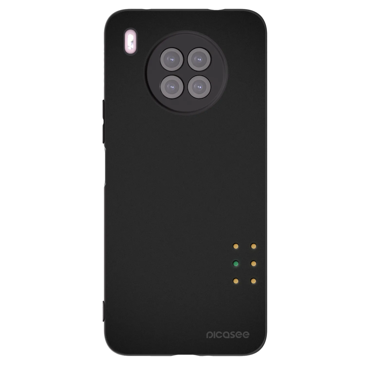 Picasee Μαύρη θήκη σιλικόνης για Huawei Nova 8i - Pulse