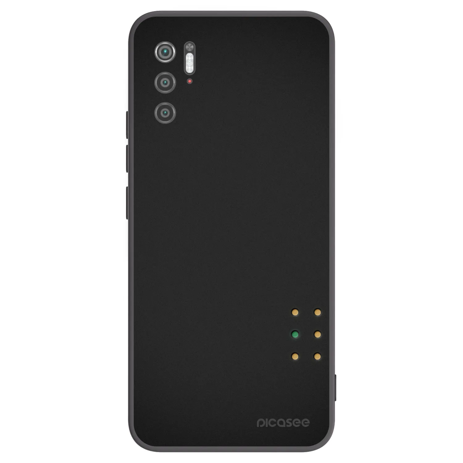 Picasee Μαύρη θήκη σιλικόνης για Xiaomi Poco M3 Pro 5G - Pulse