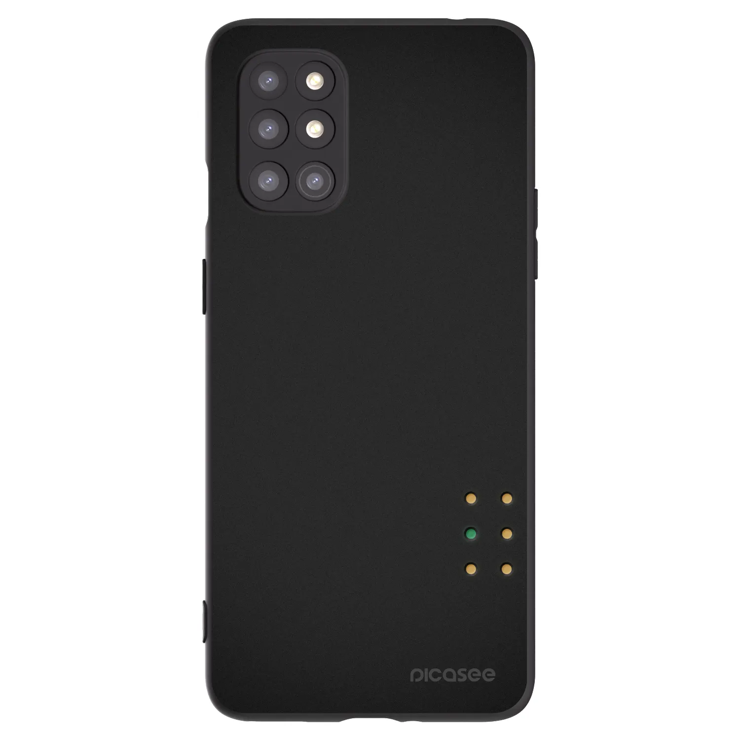 Picasee Μαύρη θήκη σιλικόνης για OnePlus 8T - Pulse