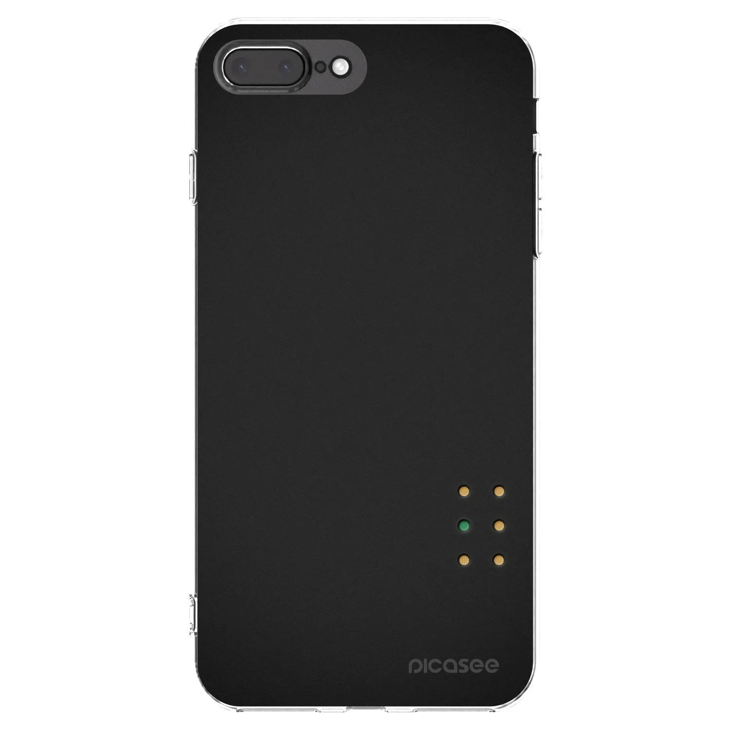 Picasee διαφανής θήκη σιλικόνης Apple iPhone 7 Plus - Pulse
