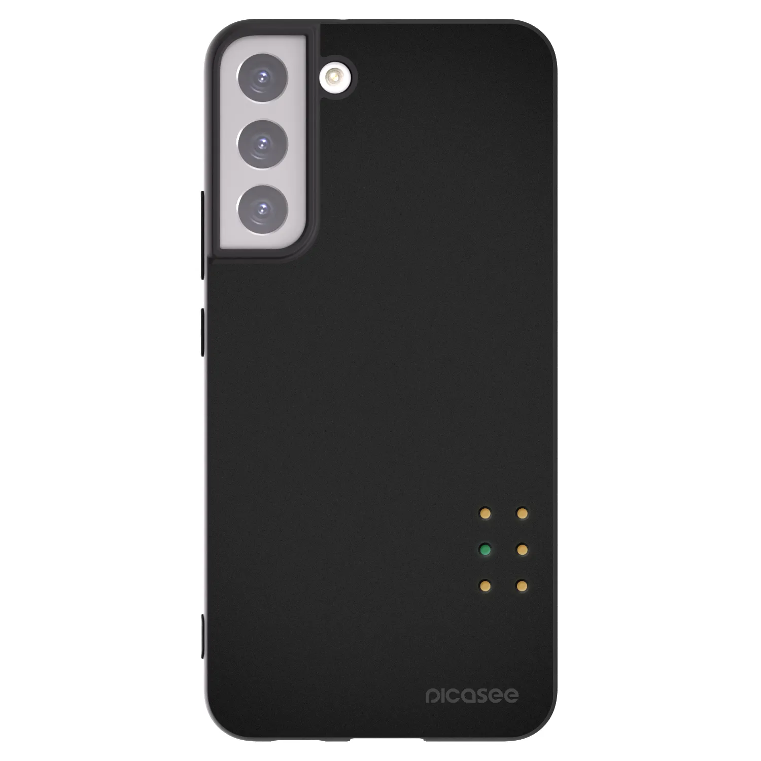 Picasee Μαύρη θήκη σιλικόνης για Samsung Galaxy S22+ 5G - Pulse