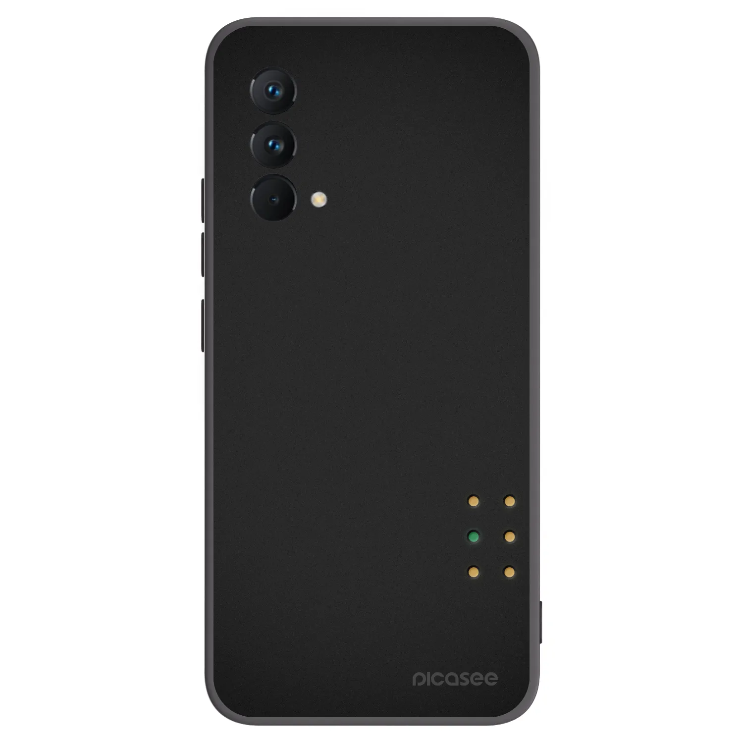 Picasee Μαύρη θήκη σιλικόνης για Realme GT Master Edition 5G - Pulse