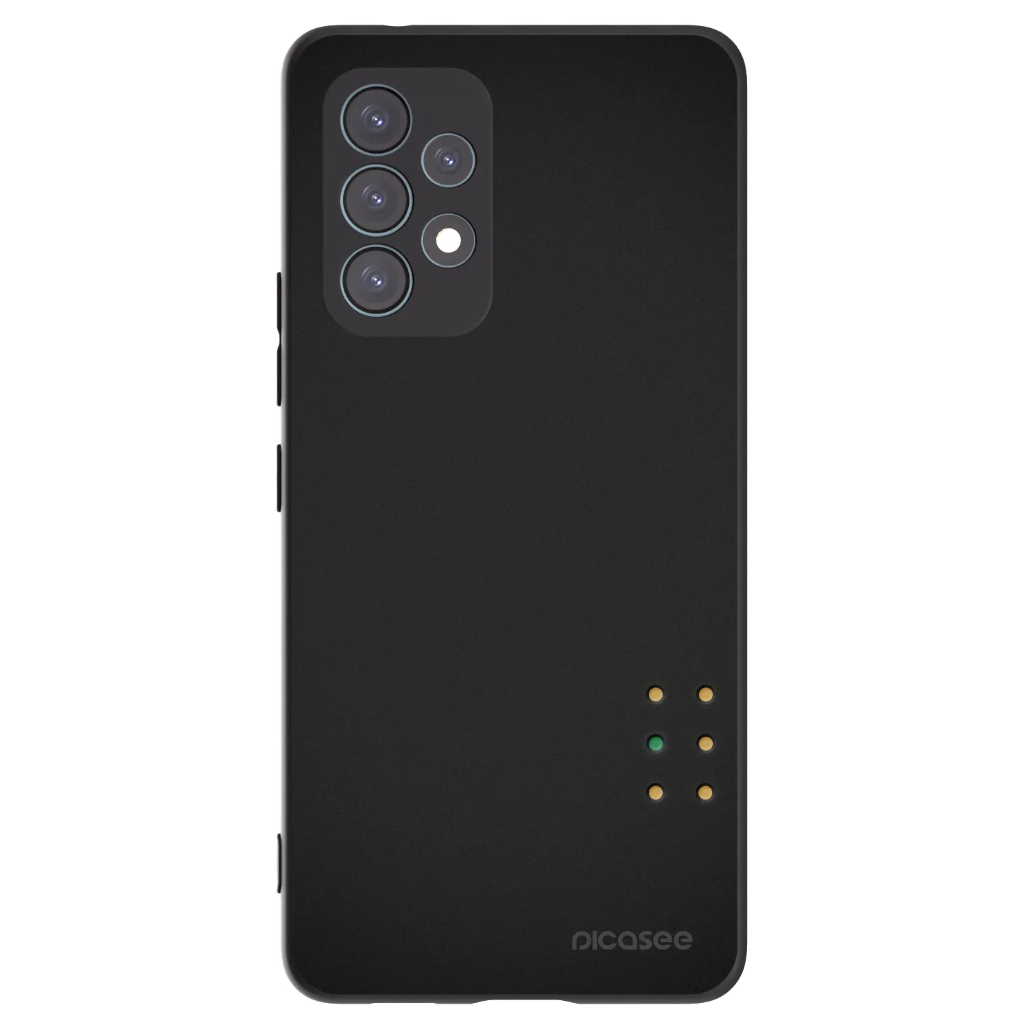 Picasee Μαύρη θήκη σιλικόνης για Samsung Galaxy A53 5G A536 - Pulse