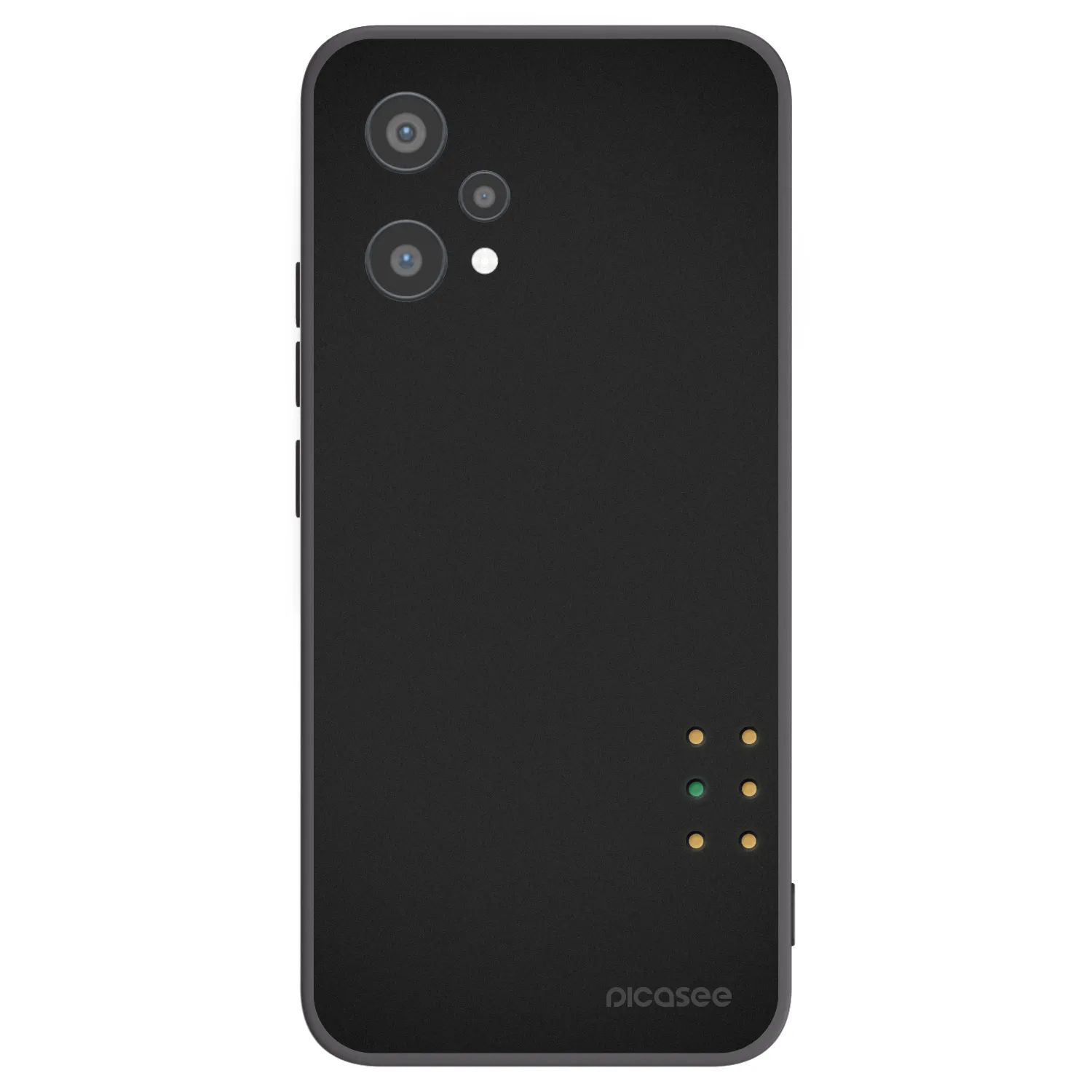 Picasee Μαύρη θήκη σιλικόνης για Realme 9 Pro 5G - Pulse
