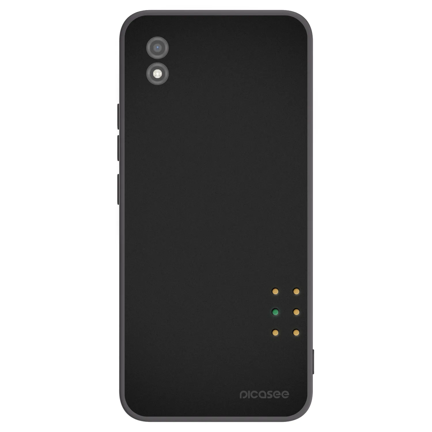 Picasee Μαύρη θήκη σιλικόνης για Realme C11 (2021) - Pulse