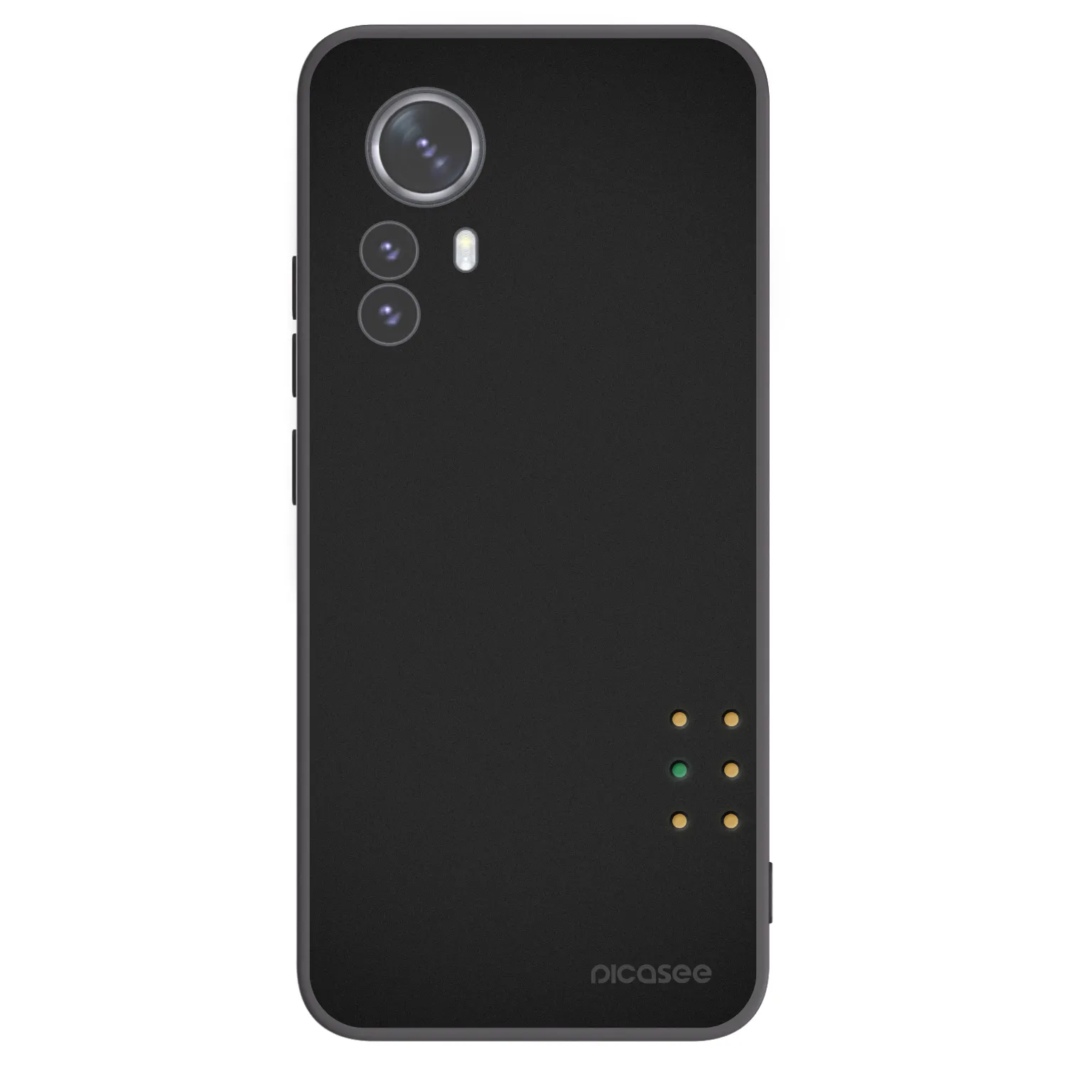 Picasee Μαύρη θήκη σιλικόνης για Xiaomi 12 Pro - Pulse