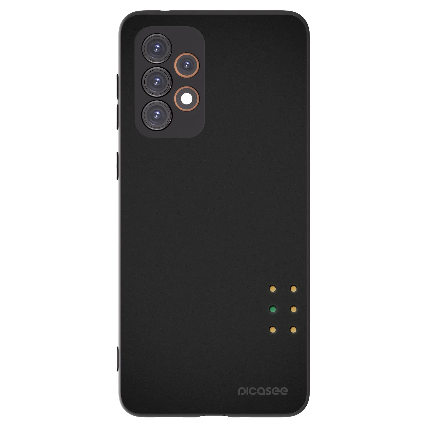 Picasee Μαύρη θήκη σιλικόνης για Samsung Galaxy A33 5G A336 - Pulse