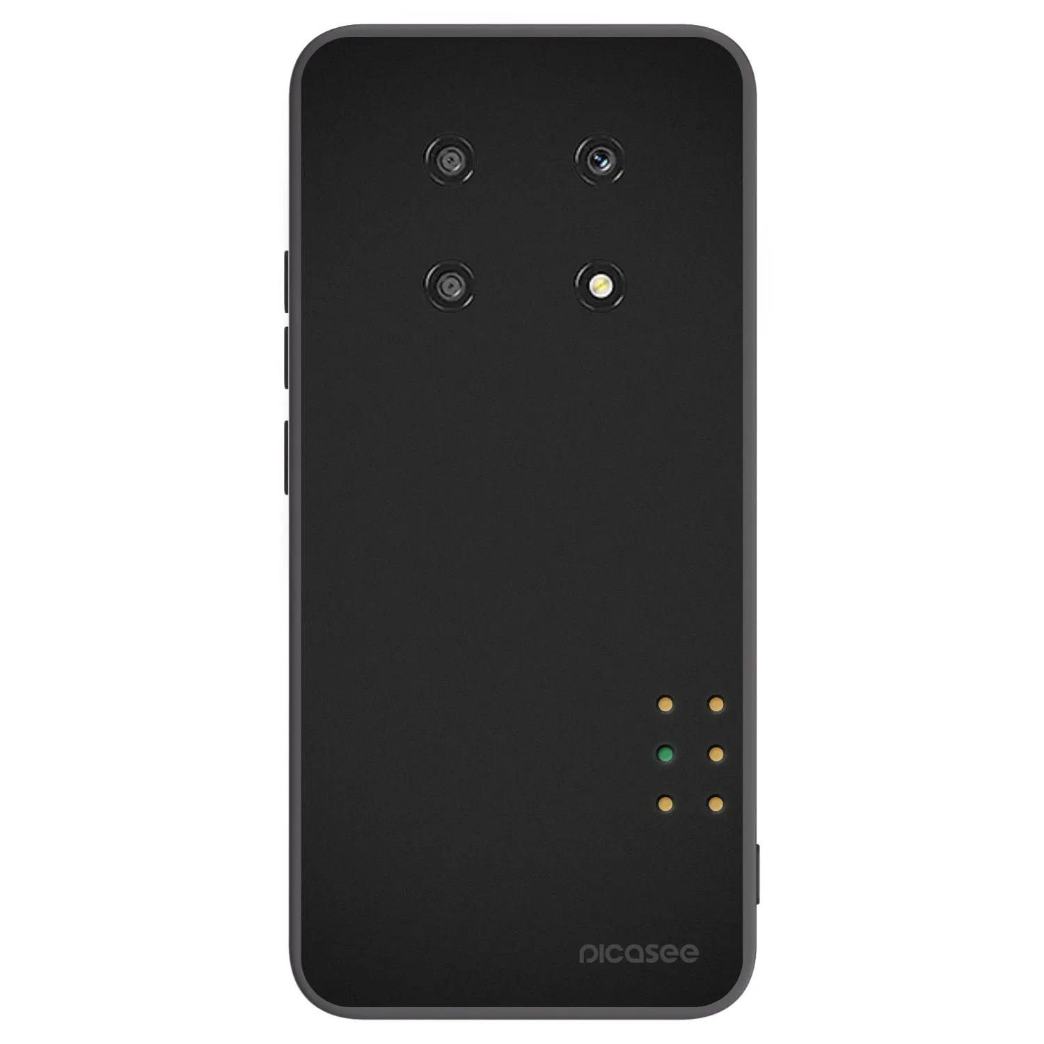 Picasee Μαύρη θήκη σιλικόνης για Honor Magic4 Lite 5G - Pulse