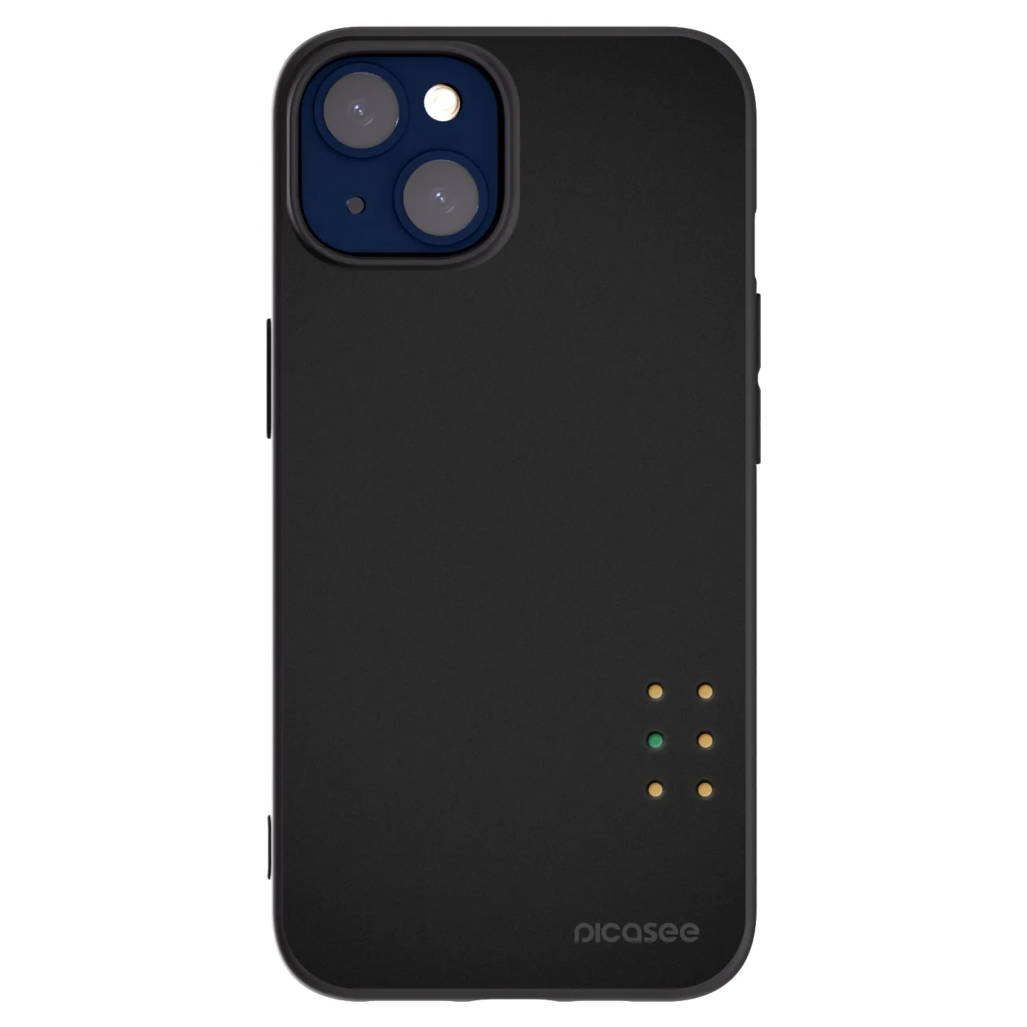 Picasee Μαύρη θήκη σιλικόνης για Apple iPhone 14 - Pulse
