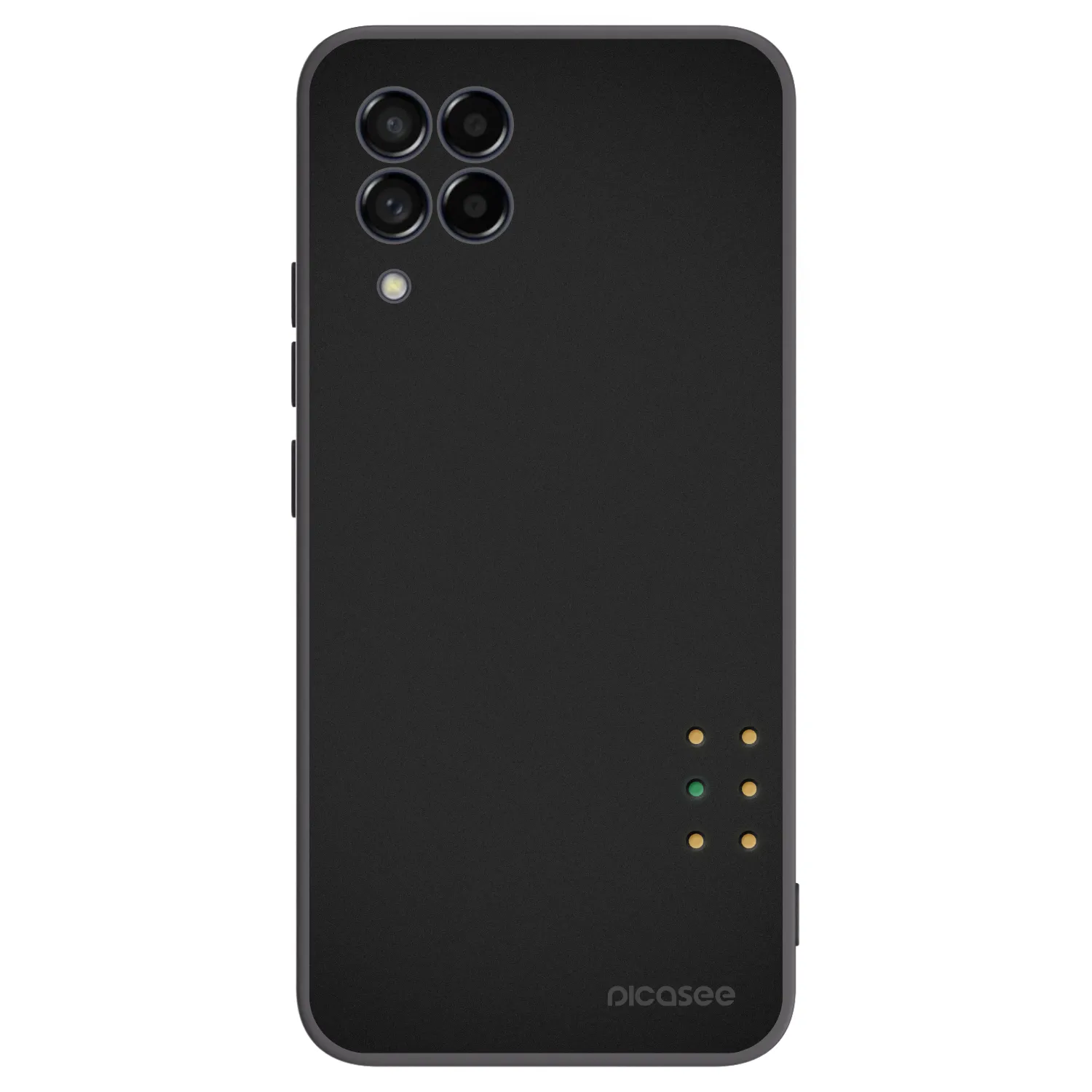 Picasee Μαύρη θήκη σιλικόνης για Samsung Galaxy M53 5G - Pulse