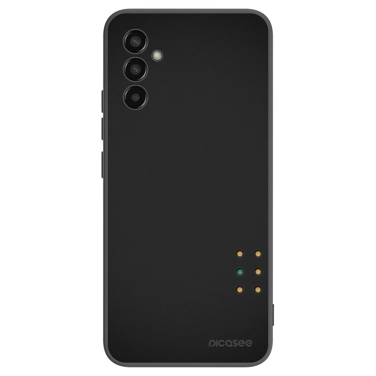 Picasee Μαύρη θήκη σιλικόνης για Samsung Galaxy M13 M135F - Pulse